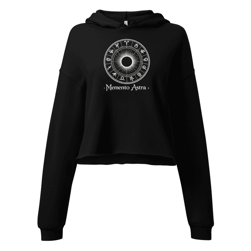 Memento Astra Logo - Crop Hoodie
