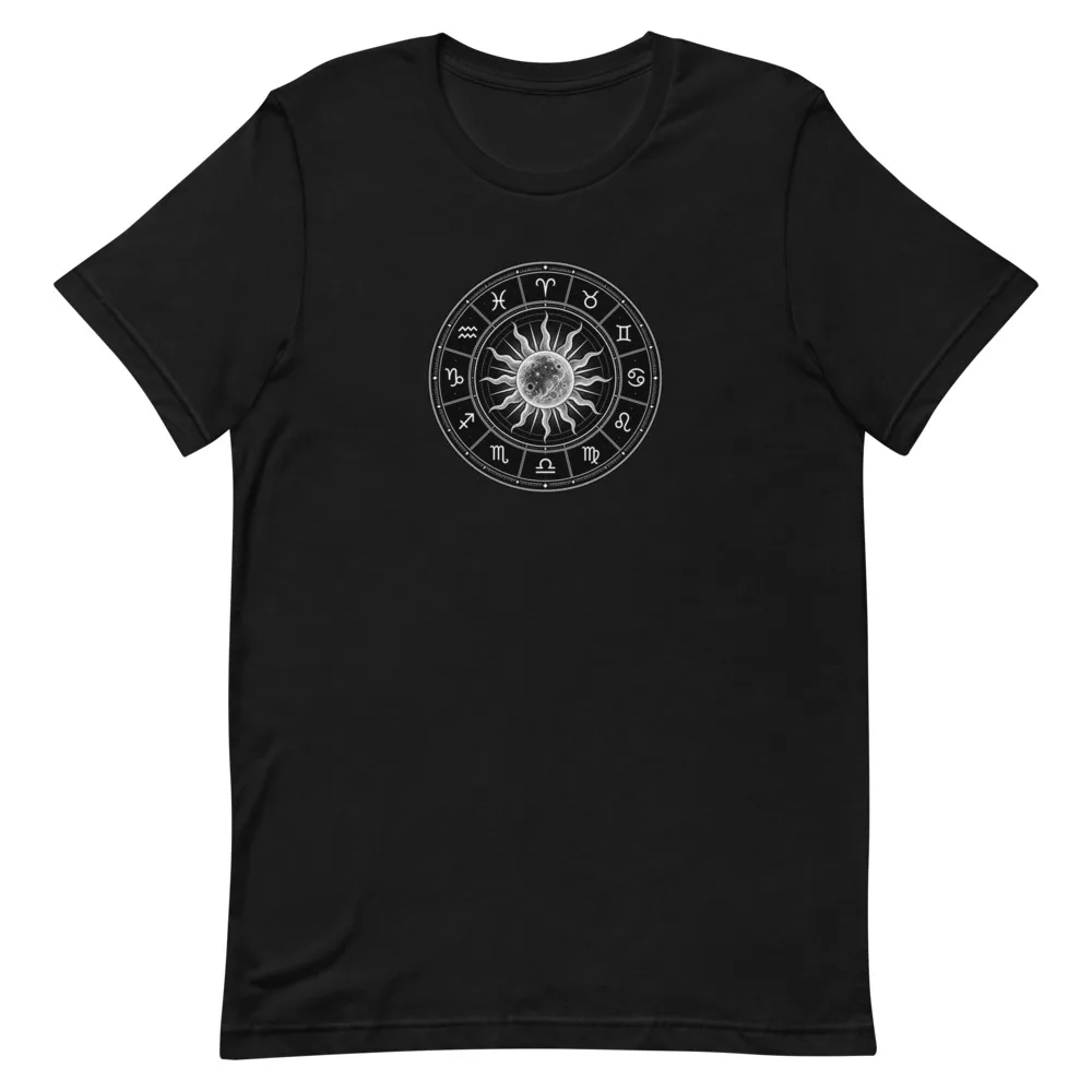 Silver Sun Zodiac - Unisex Tee